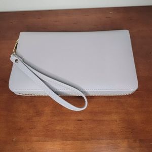 Grey wallet purse